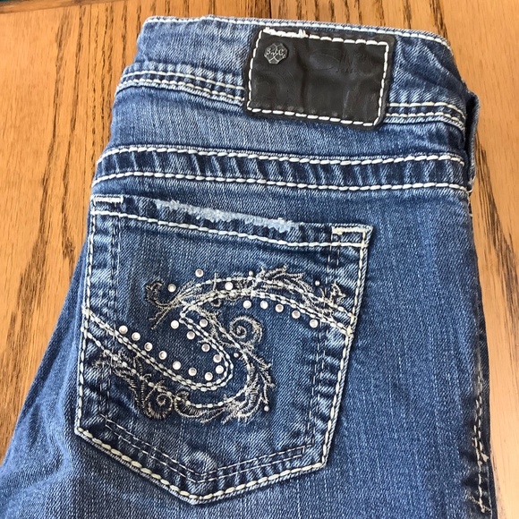 Silver Suki Jeans W29 Leg 31.5”, 9” Rise - Picture 8 of 11